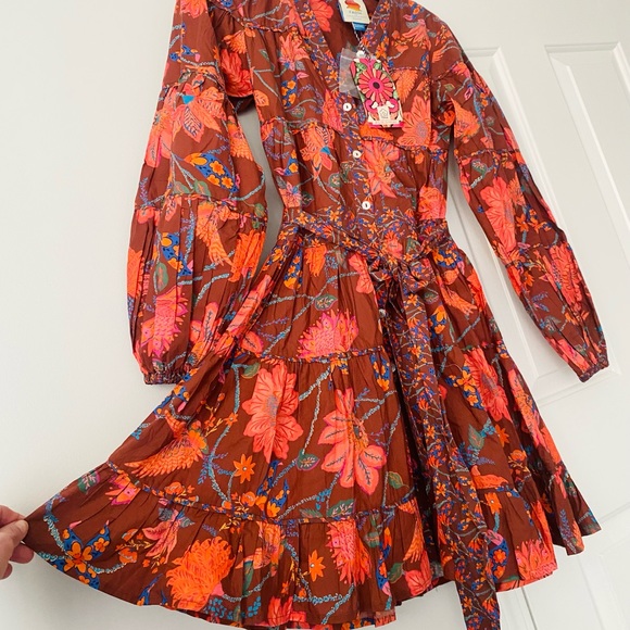Anthropologie x Farm Rio Button Front Dress - Picture 8 of 9